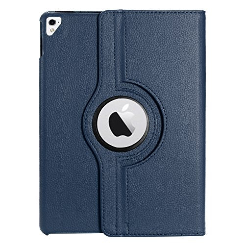 GSA Flip Folio Leather Case For Apple iPad Pro (9.7") A1673, A1674 & A1675, Blue