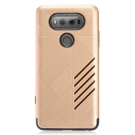 GSA Slim Hybrid Dual Layer Hard Case for LG V20 Black, Gold