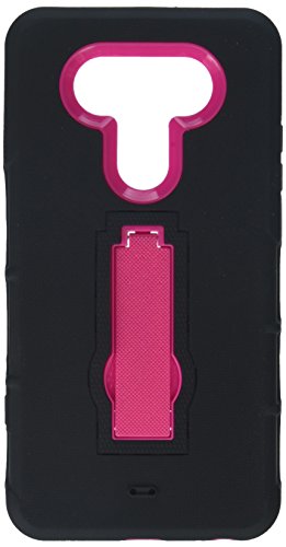 GSA Hybrid Armor Case with Stand for LG V20 Hot Pink/Black