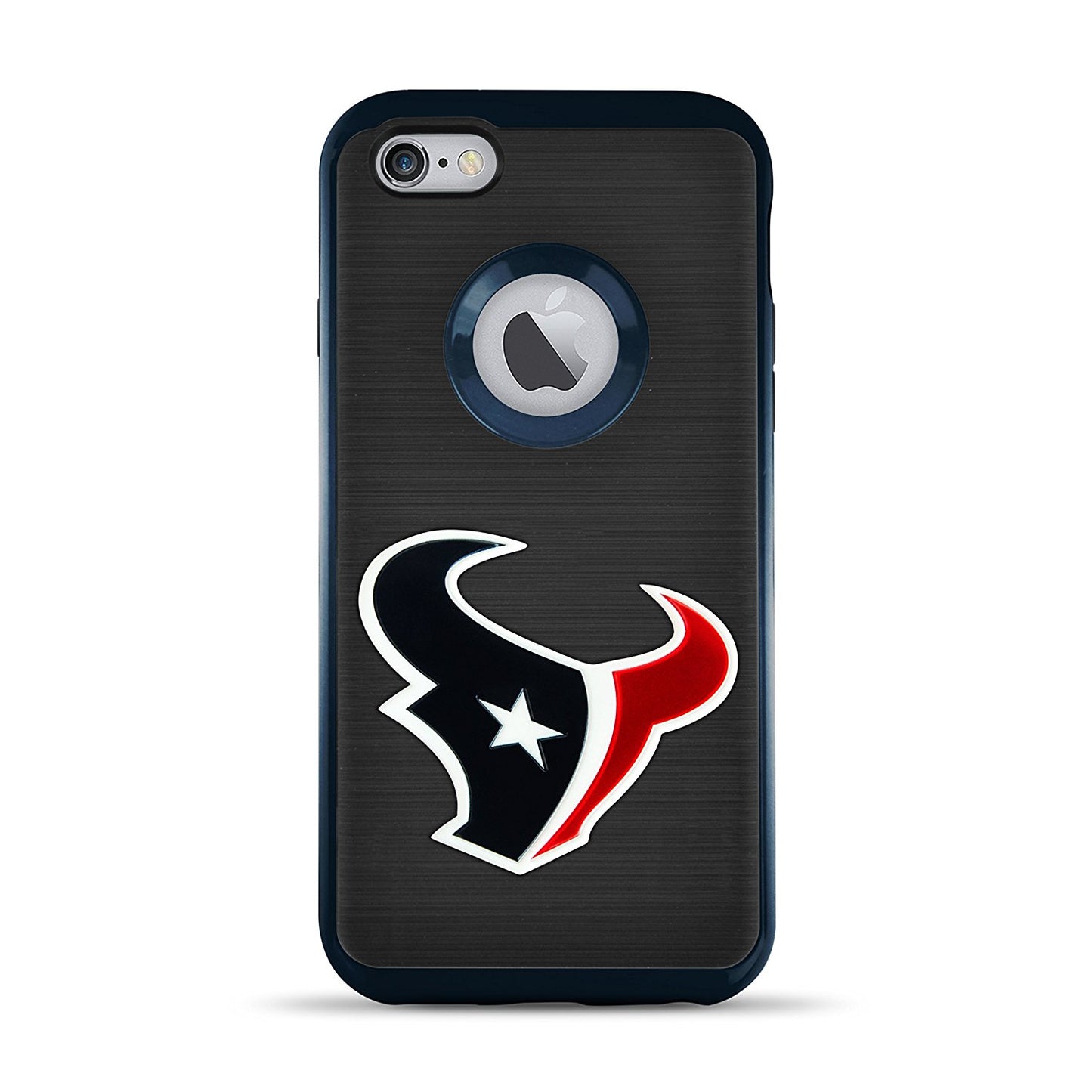 MIZCO NFL Houston Texans Flex Case with 3D Steel Cut Logo for iPhone 6s/6