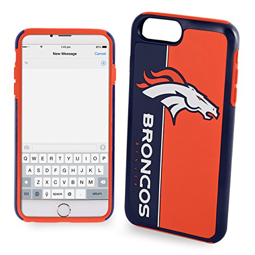 FOCO NFL Denver Broncos Bold Case for iPhone SE (2022-20), 8, 7, 6 & 6s (4.7")