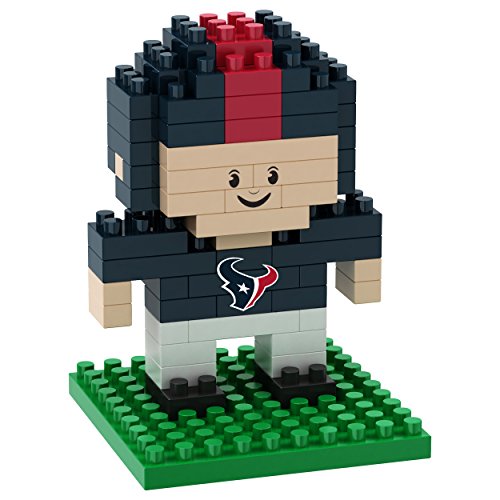 FOCO BRXLZ NFL Houston Texans Mini Football Player 3-D Construction Toy