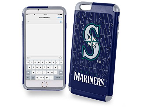 FOCO MLB Seattle Mariners Hybrid Cover For Apple iPhone 6+, 6S + (5.5")