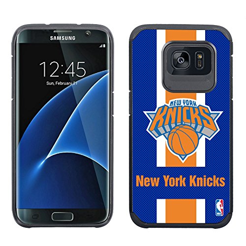 HOOT NBA Licensed New York Knicks Hybrid Case For Samsung Galaxy S7 Edge
