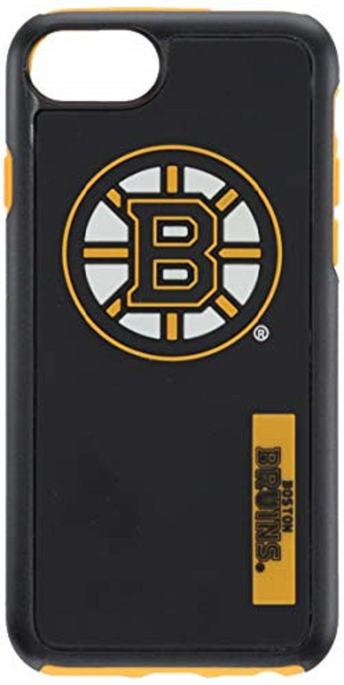 FOCO NHL Boston Bruins Hybrid Case for iPhone SE (2022-20), 8, 7, 6, 6S (4.7")