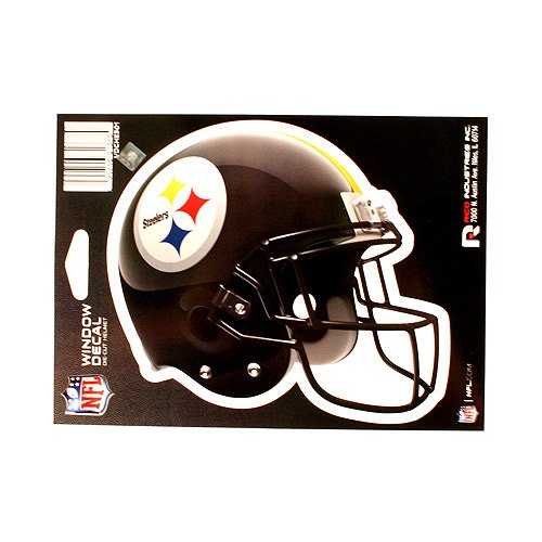 Rico NFL Officially Licensed Pittsburgh Steelers Die-Cut 6" Helmet Window Decal