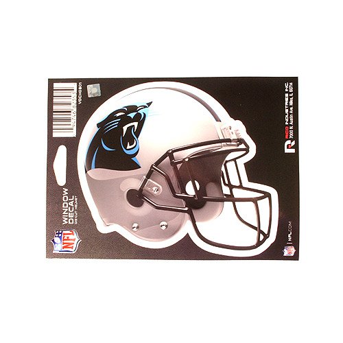 Rico NFL Officially Licensed Carolina Panthers Die-Cut 6" Helmet Window Decal