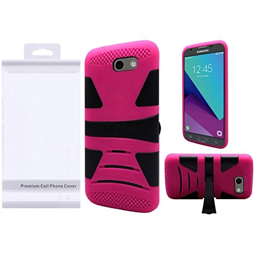 GSA Dynamic Hybrid Kickstand Case For Samsung Galaxy J3 (2017)/J317 - Hot Pink