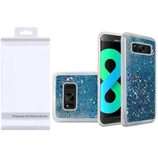 GSA Liquid Glitter Candy Case For Samsung Galaxy S8 Plus - Blue