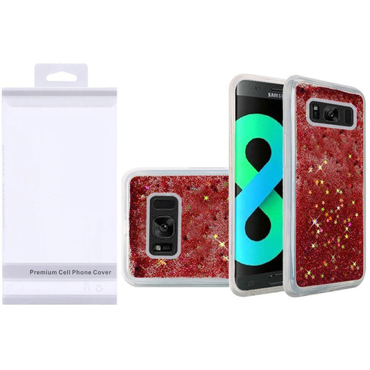 GSA Liquid Glitter Candy Case For Samsung Galaxy S8 Plus - Rose Pink