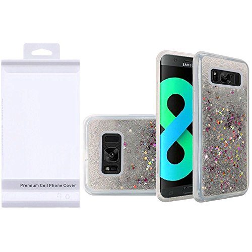 GSA Liquid Glitter Candy Case For Samsung Galaxy S8 Plus - Silver