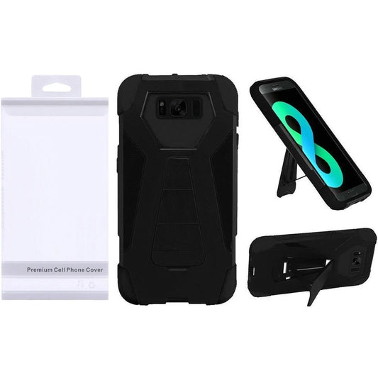 GSA Hexagon Hybrid Case For Samsung Galaxy S8 Plus - Black