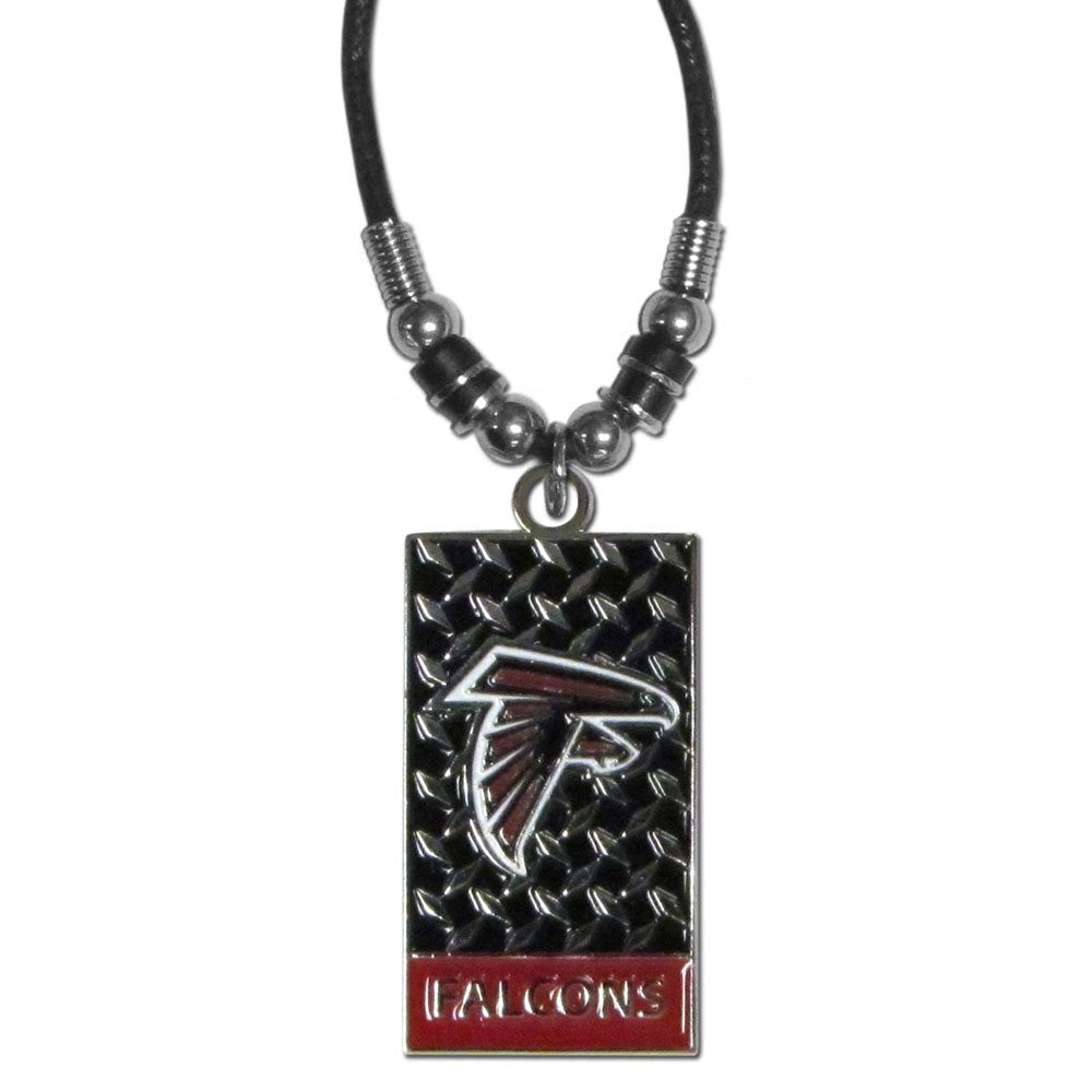 Siskiyou NFL Licensed Atlanta Falcons Diamond Plate Rope Necklace, 20-Inch
