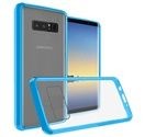 GSA Premium Bumper Hybrid Case For Samsung Galaxy Note 8 - Clear/Blue