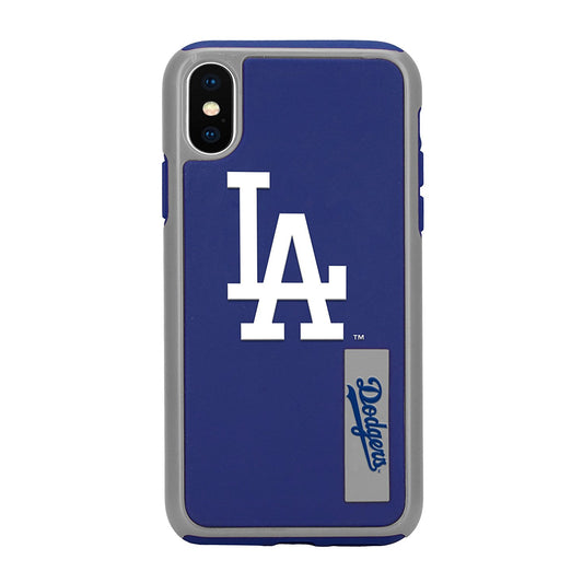 FOCO MLB Los Angeles Dodgers Dual Hybrid Case for iPhone  X & XS (5.8")