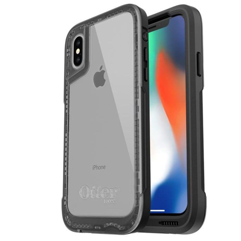 Otterbox Pursuit Series Case for iPhone X, XS (5.8") Clear, Black Used Good