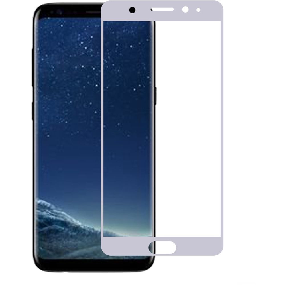 GSA Tempered Glass Screen Protector w/Silver Border For Samsung Galaxy S 8