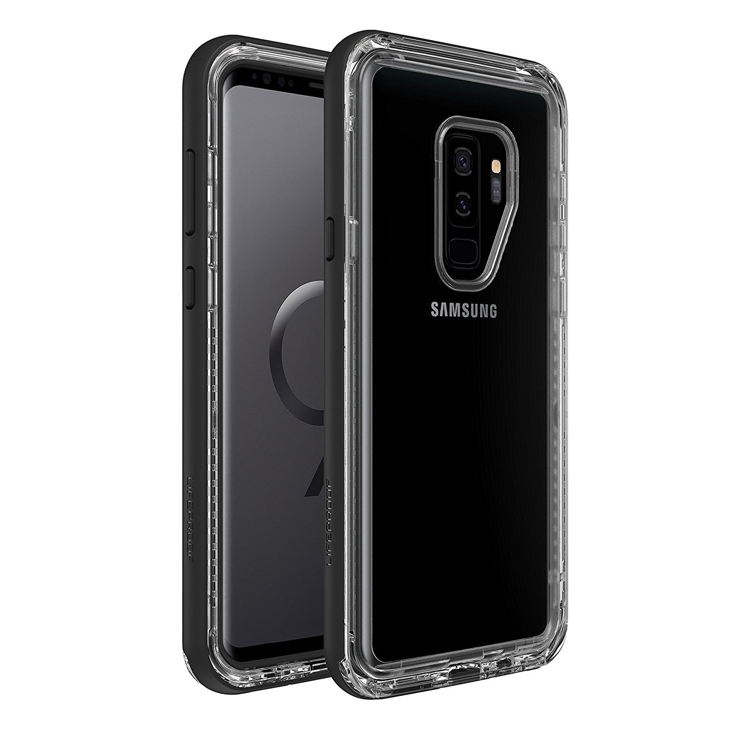 Lifeproof Next Series Hybrid Case for Samsung Galaxy S9+ Clear, Black