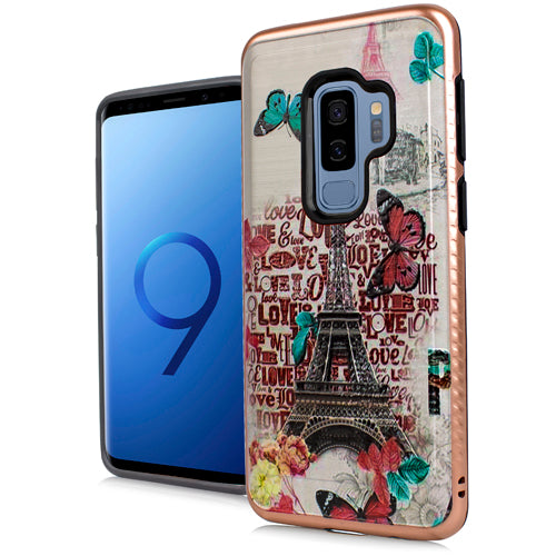 GSA Fused Image Paris Eiffel Tower Case for Samsung Galaxy S9 Plus