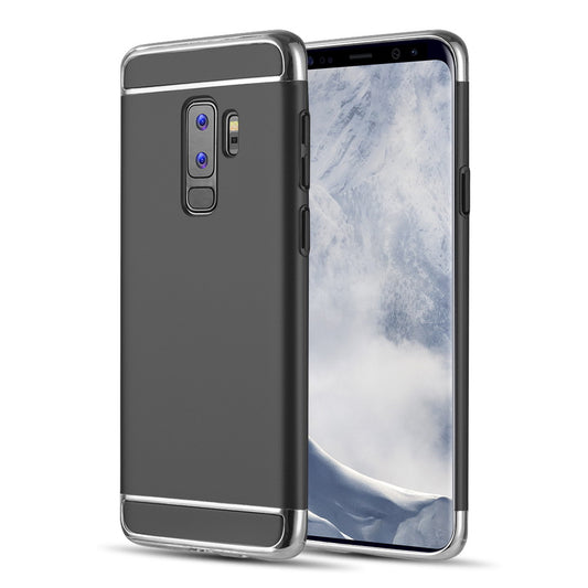 GSA Grip Tech 3-Piece Case for Samsung Galaxy S9 Plus - Black, Silver
