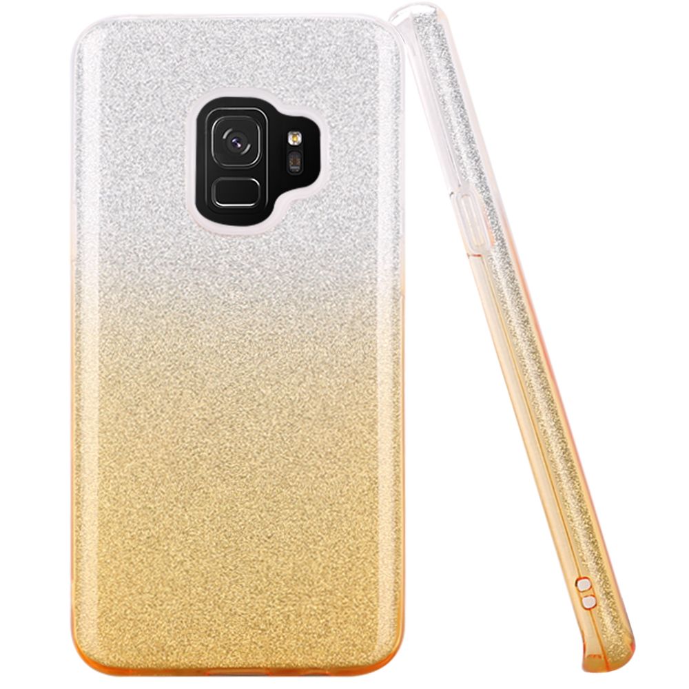 GSA Gradient Glitter Candy Case for Samsung Galaxy S9 - Gold
