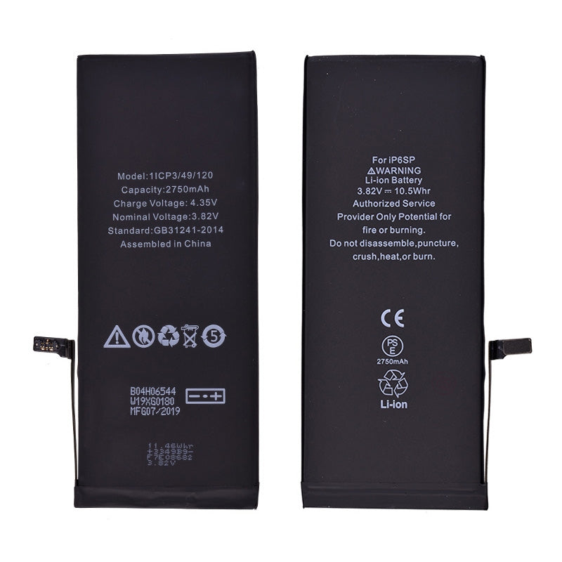 GSA Replacement Battery 3.82V 2750mAh Internal for iPhone 6S Plus (5.5") Black
