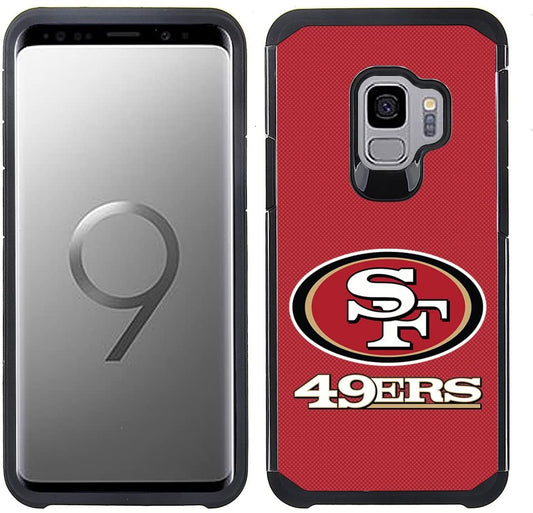 PBG NFL San Francisco 49ers Textured Case for Samsung Galaxy S9