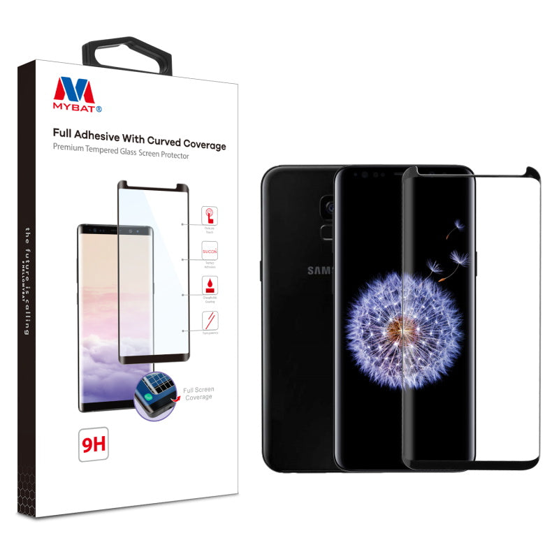 GSA Tempered Glass Screen Protector for Samsung Galaxy S9 - Clear/Black Border