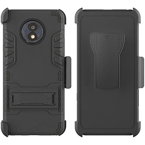 GSA Hybrid 3 in 1 Holster Combo Clip Case for Motorola Moto G6 Play Black