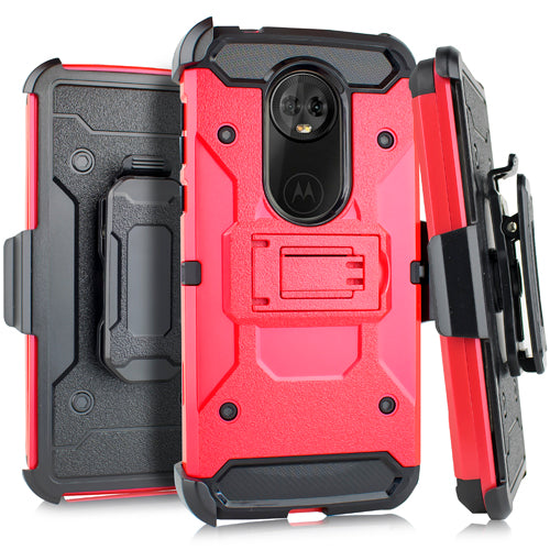 GSA Tactical Holster case for Motorola Moto E5 Plus/E5 Supra Red Black
