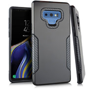 GSA Slim Metallic Case Carbon Grip for Samsung Galaxy Note 9 - Black