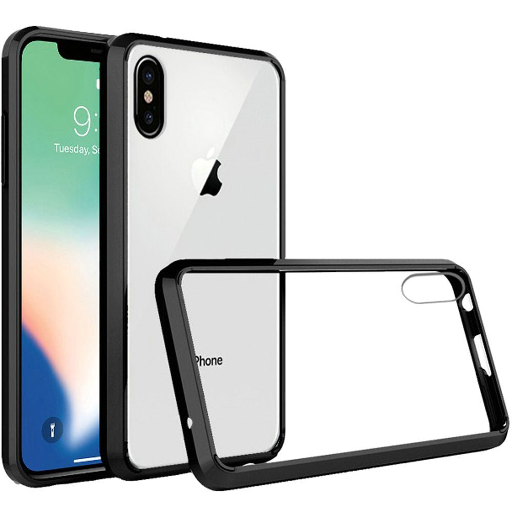 GSA Premium Slim Hybrid Bumper Case for iPhone XS Max (6.5 inch) - Black