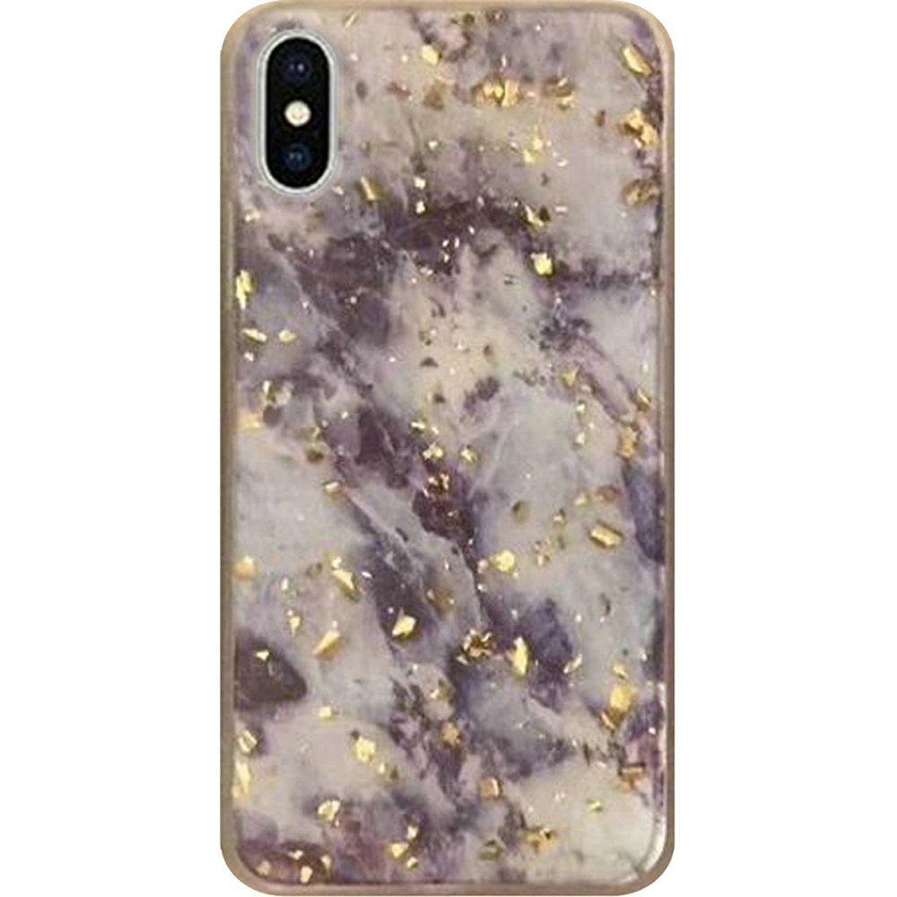 GSA Marble Glitter Case For iPhone XR (6.1") - Purple