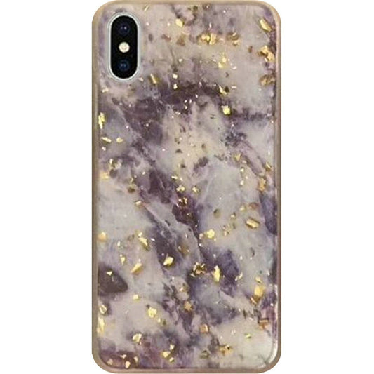 GSA Marble Glitter Case For iPhone XR (6.1") - Purple