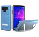 GSA Brushed Hybrid Case with Kickstand for Samsung Galaxy Note 9 - Blue