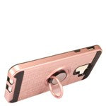 GSA Brushed Hybrid Case Ring Stand For Samsung Galaxy A6 & A600 Rose Gold