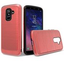 GSA Brushed Hybrid Case for Samsung Galaxy A6, A600- Red