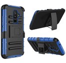 GSA Armor Holster Case Kickstand for Samsung Galaxy A6, A600 -Black/Blue