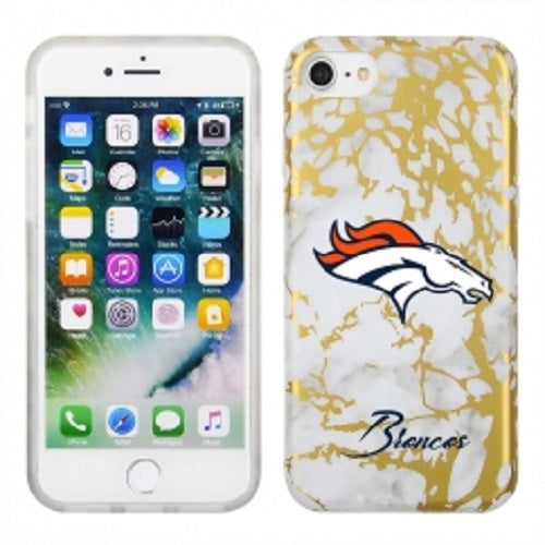 PBG NFL Denver Broncos Marble Case for iPhone SE (2020), (22) 8, 7, 6 & 6S (4.7")