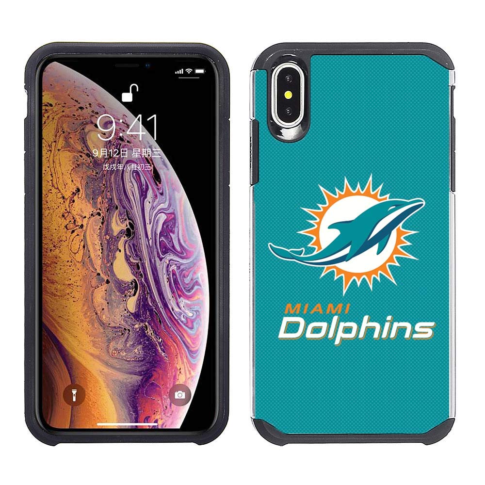 PBG NFL Miami Dolphins Textured Case for iPhone XS Max (5.5")