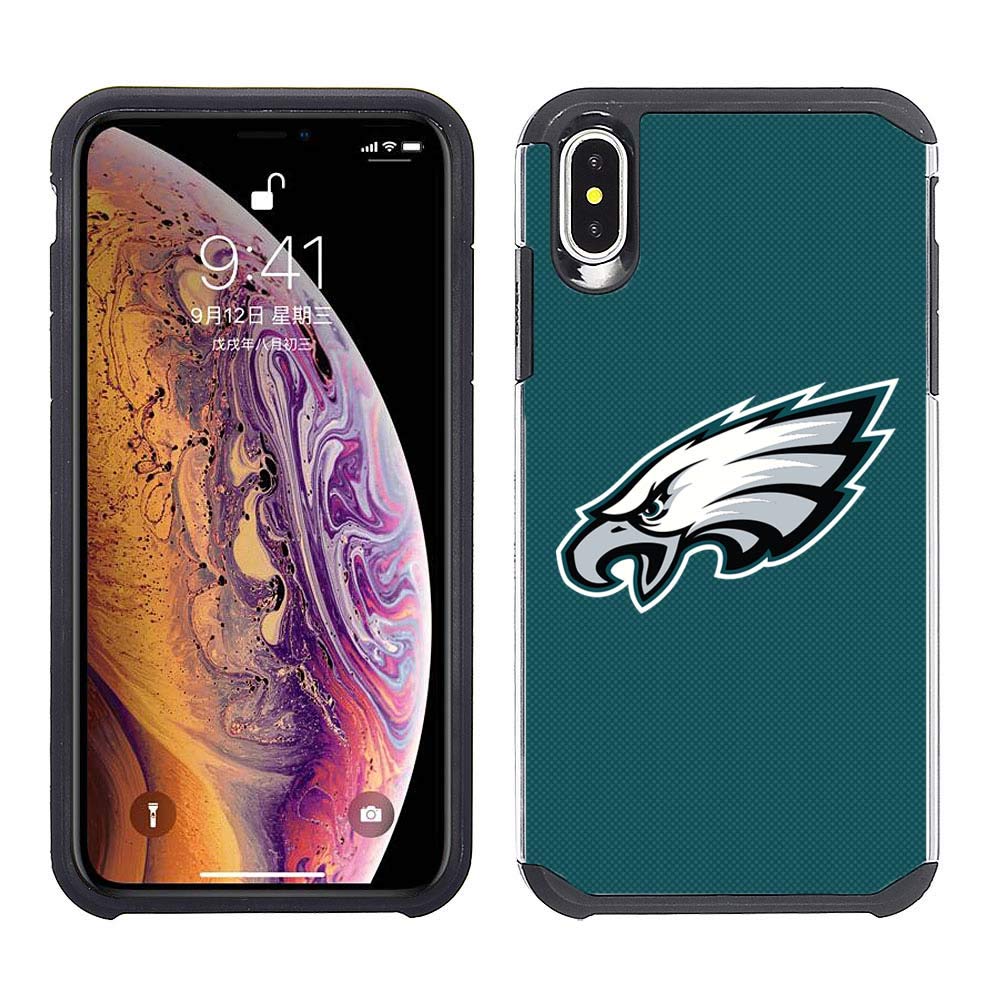 PBG NFL Philadelphia Eagles Textured Case for Apple iPhone XS Max (6.5")
