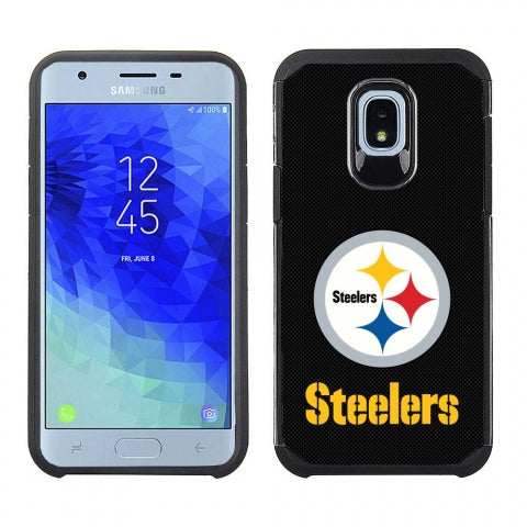 PBG NFL Pittsburgh Steelers Hybrid Case For Samsung Galaxy J3 (2018), J337