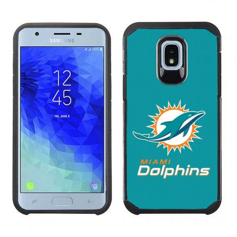PBG NFL Miami Dolphins Hybrid Case For Samsung Galaxy J7 (2018), 737