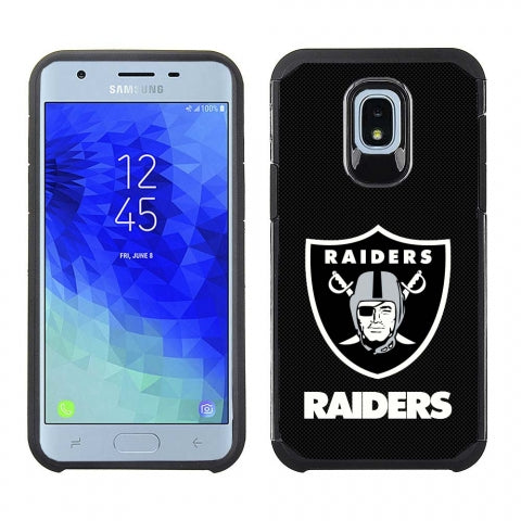 PBG NFL Las Vegas Raiders Hybrid Case For Samsung Galaxy J3 (2018), J337