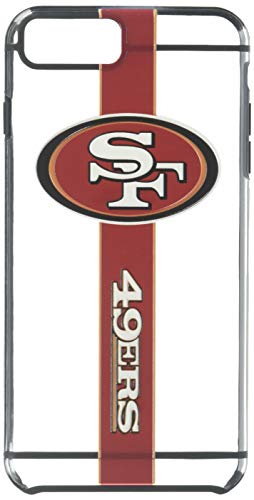 FOCO NFL San Francisco 49ers Clear Case for iPhone 8+, 7+, 6S+, 6+ (5.5")