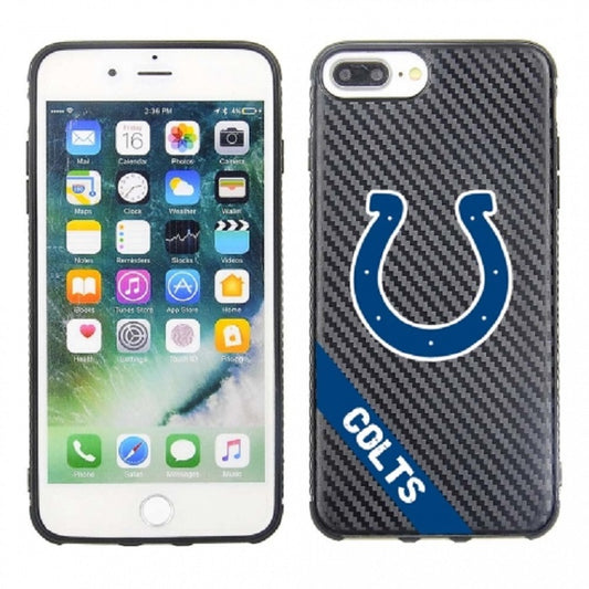 PBG NFL Indianapolis Colts Carbon Case for iPhone 8 Plus, 7 Plus, 6+, 6S+ (5.5")