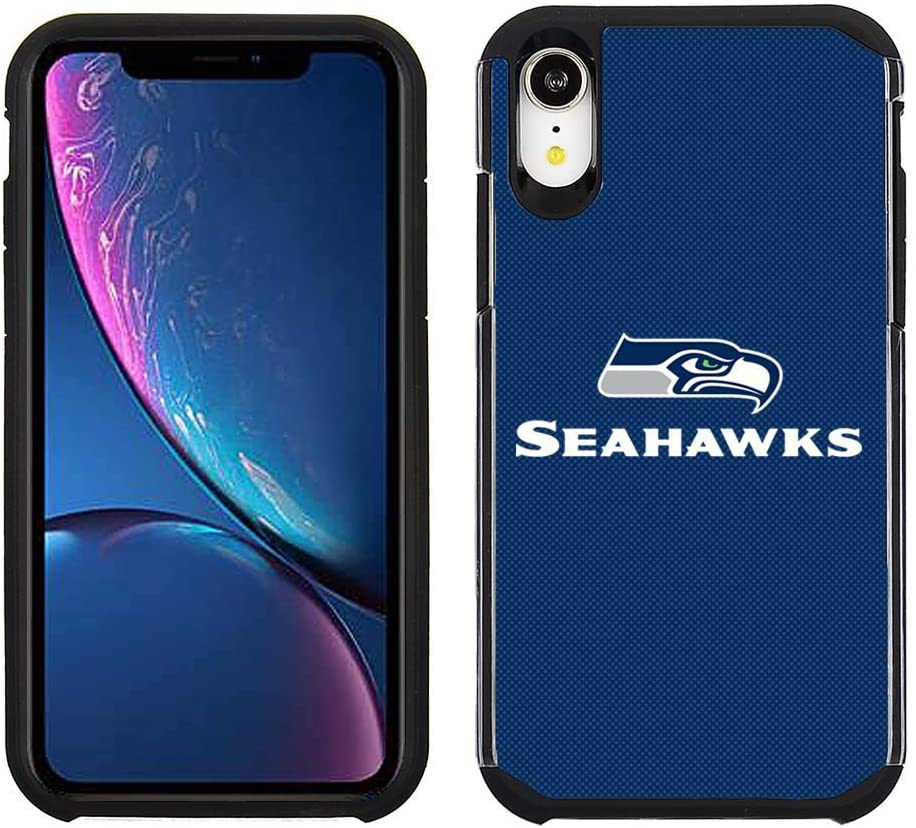 PBG NFL Seattle Seahawks Textured Case for iPhone XR 6.1 inch