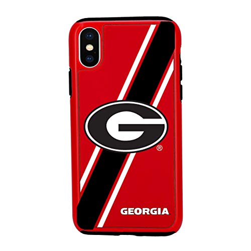 FOCO NCAA Georgia Bulldogs Dual Hybrid Case for iPhone XS Max (6.5")