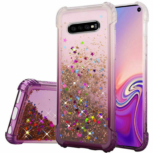 GSA Liquid Glitter Candy Case for Samsung S10 (6.1") - Purple