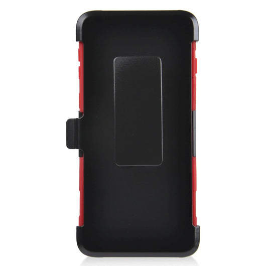 GSA Car Armor Holster Case Stand for Samsung Galaxy S10 (6.1") Black Red